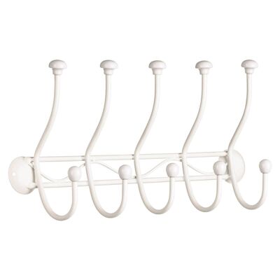 Chic Wall Screw Fixing 10 Hook Hanger