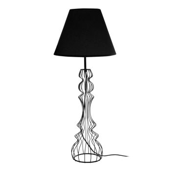 Chicago Black Table Lamp 1