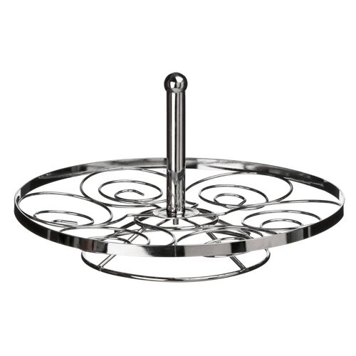 Chrome 6 Cup Cake Stand