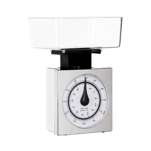 Chrome Effect Kitchen Scale - 3kg