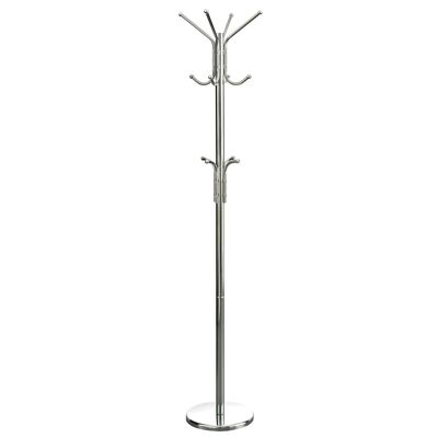 Chrome Floor Standing Coat Stand