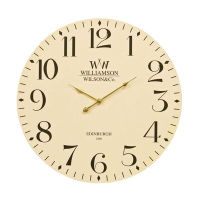 Classical Cream MDF Wall Clock