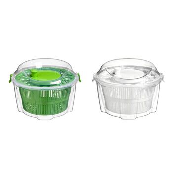 Clear and White Salad Spinner 3