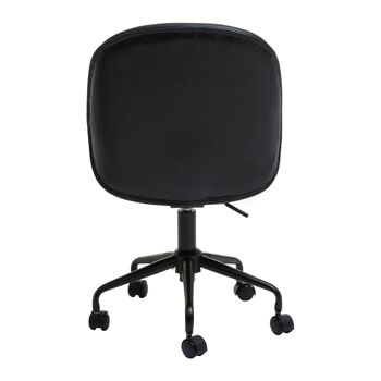 Clinton Black Leather Chair 5