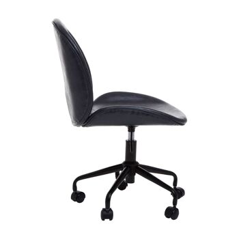 Clinton Grey Leather Chair 9
