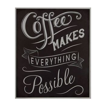 Coffee Makes Everything Wall Plaque 1