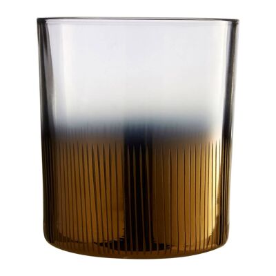 Complements Gold Glass Tealight Holder