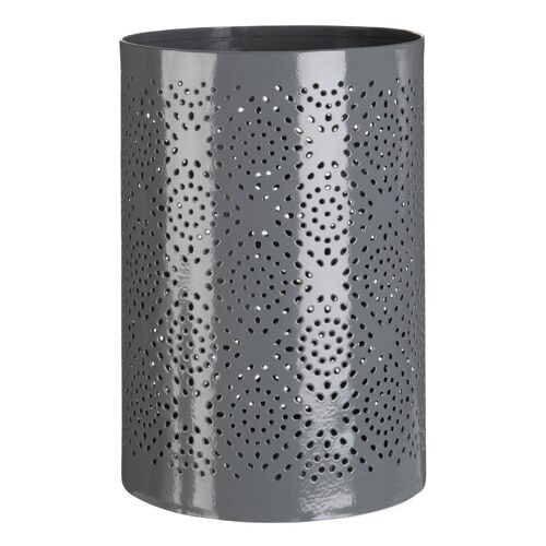 Complements Grey Finish Large Candle Holder