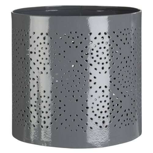 Complements Grey Finish Small Candle Holder
