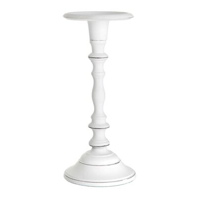 Complements Large White Wash Candle Holder