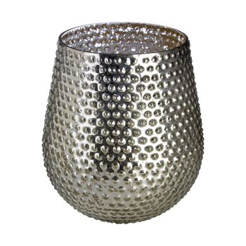 Complements Silver Large Candle Holder 3