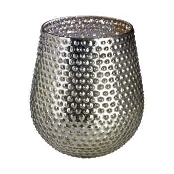 Complements Silver Large Candle Holder 7