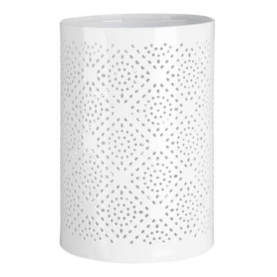 Complements White Large Candle Holder