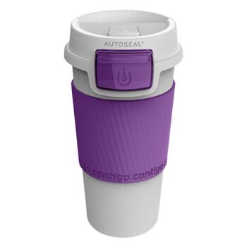 Contigo Morgan White and Lilac Autoseal Mug - 355ml 5