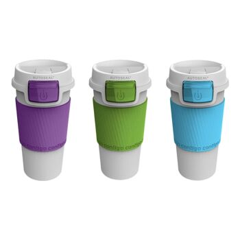 Contigo Morgan White and Lilac Autoseal Mug - 355ml 7