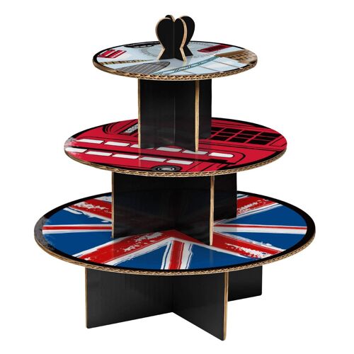 Cool Britannia 3 Tier Cake Stand