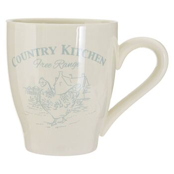 Country Kitchen Mugs - Set of 4 1