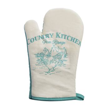 Country Kitchen Single Oven Glove 1