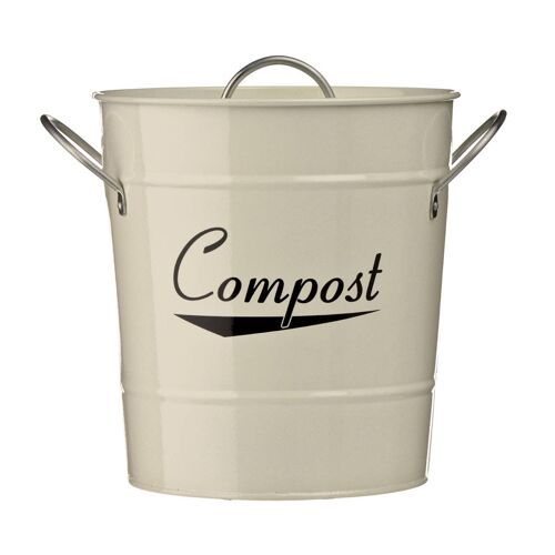 Cream Coronet Compost Bin