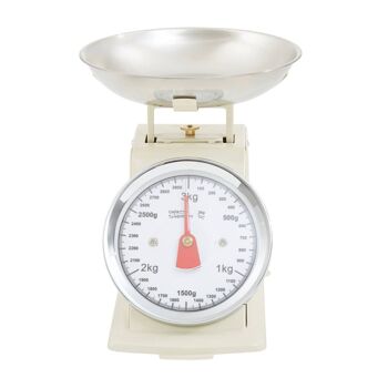 Cream Kitchen Scale 1