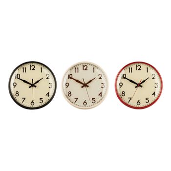 Cream Metal Wall Clock 3