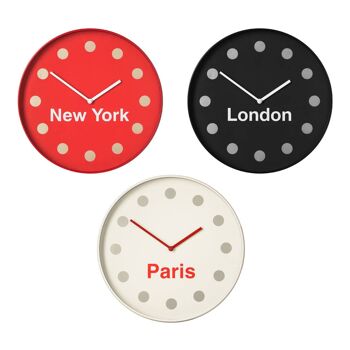 Cream Paris Design Wall Clock 3
