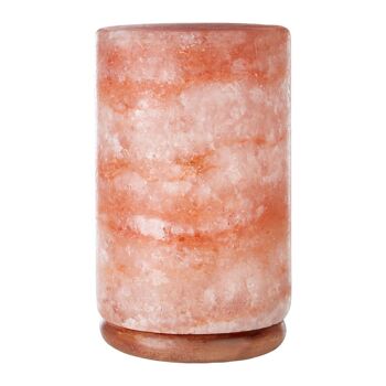 Cylinder Salt Lamp with EU Plug 2