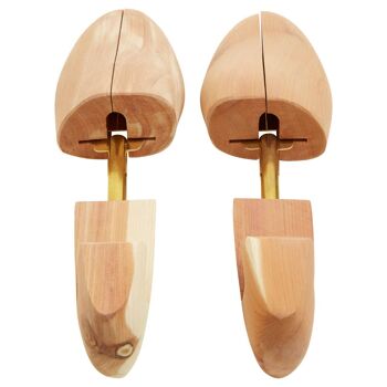 D-sparrow Cedar Wooden Men Shoe Shapers 5