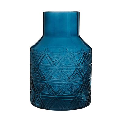 Dakota Blue Glass Vase