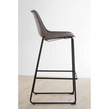 Dalston Ash Bar Stool with Angled Legs 4