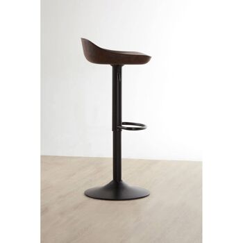 Dalston Mocha Adjustable Bar Stool 4