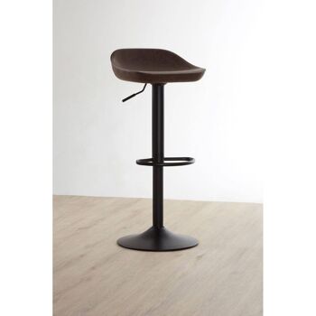 Dalston Mocha Adjustable Bar Stool 8