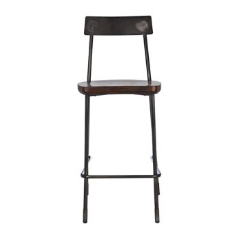 Dalston Stool with Backrest 1