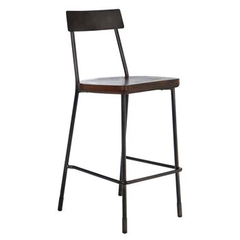 Dalston Stool with Backrest 3