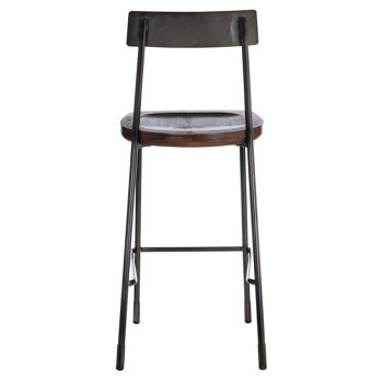 Dalston Stool with Backrest 4