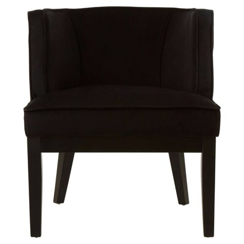 Daxton Black Velvet Chair