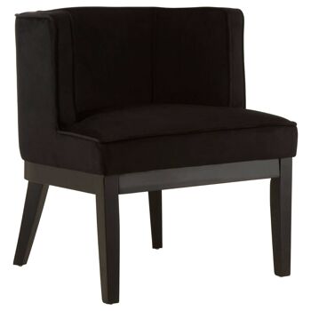 Daxton Black Velvet Chair 3