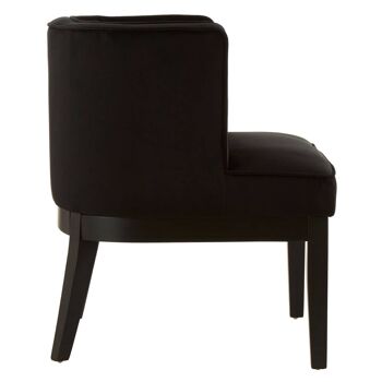Daxton Black Velvet Chair 4