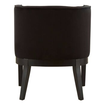Daxton Black Velvet Chair 5