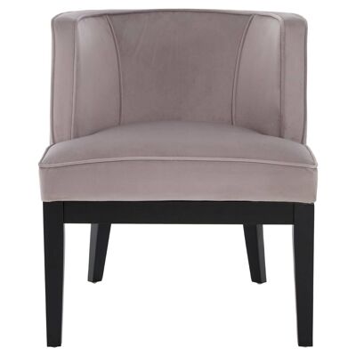 Daxton Light Grey Velvet Chair