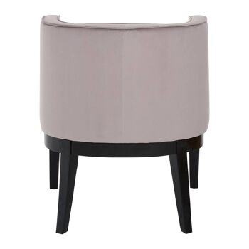 Daxton Light Grey Velvet Chair 4
