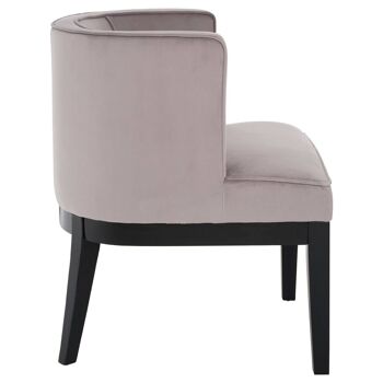 Daxton Light Grey Velvet Chair 5