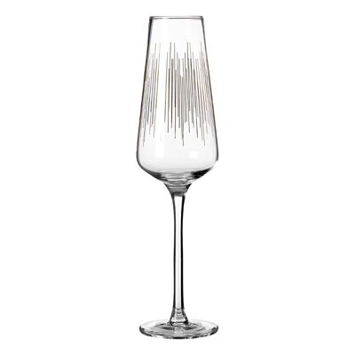 Deco Champagne Glasses - Set of 4