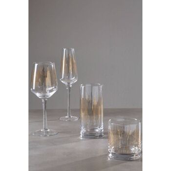 Deco Wine Glasses - Set of 4 8