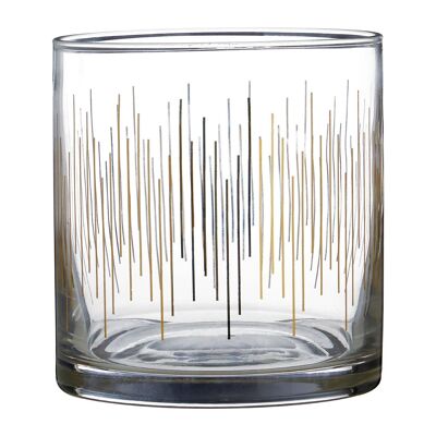 Deco Tumbler Glasses - Set of 4