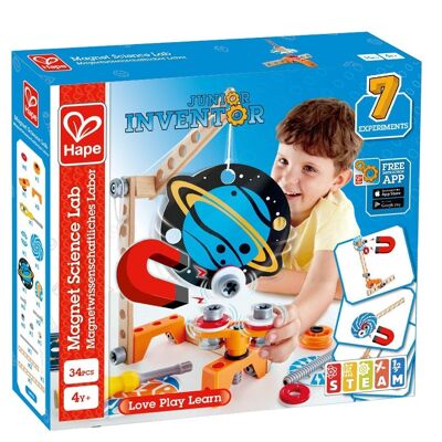 Hape - Wooden Toy - STEM - Magnetic Science Lab