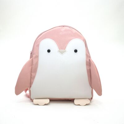 Sac à dos Pinguin Maternelle - Miyu rose
