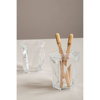 Dow Clear Acrylic Toothbrush Holder 5