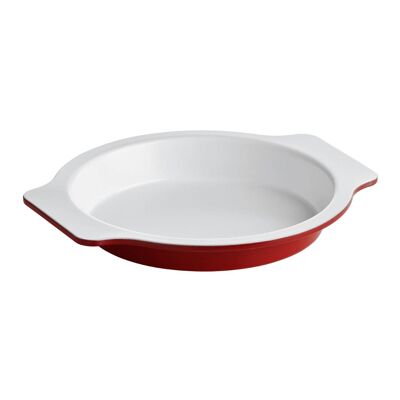 Ecocook Red Cake Tin with Handles - 27cm