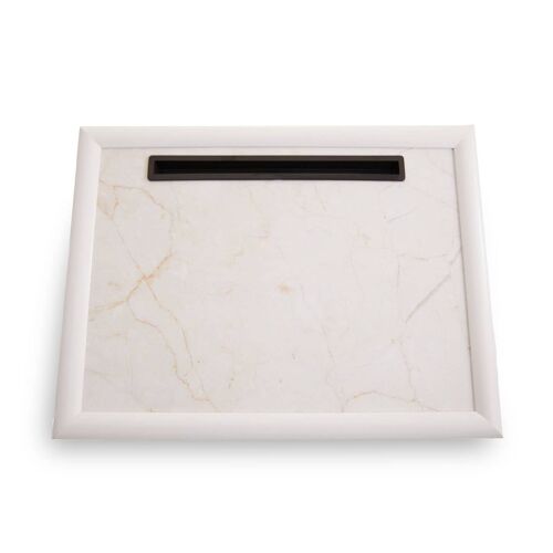 Ecru Marble Lap Tray